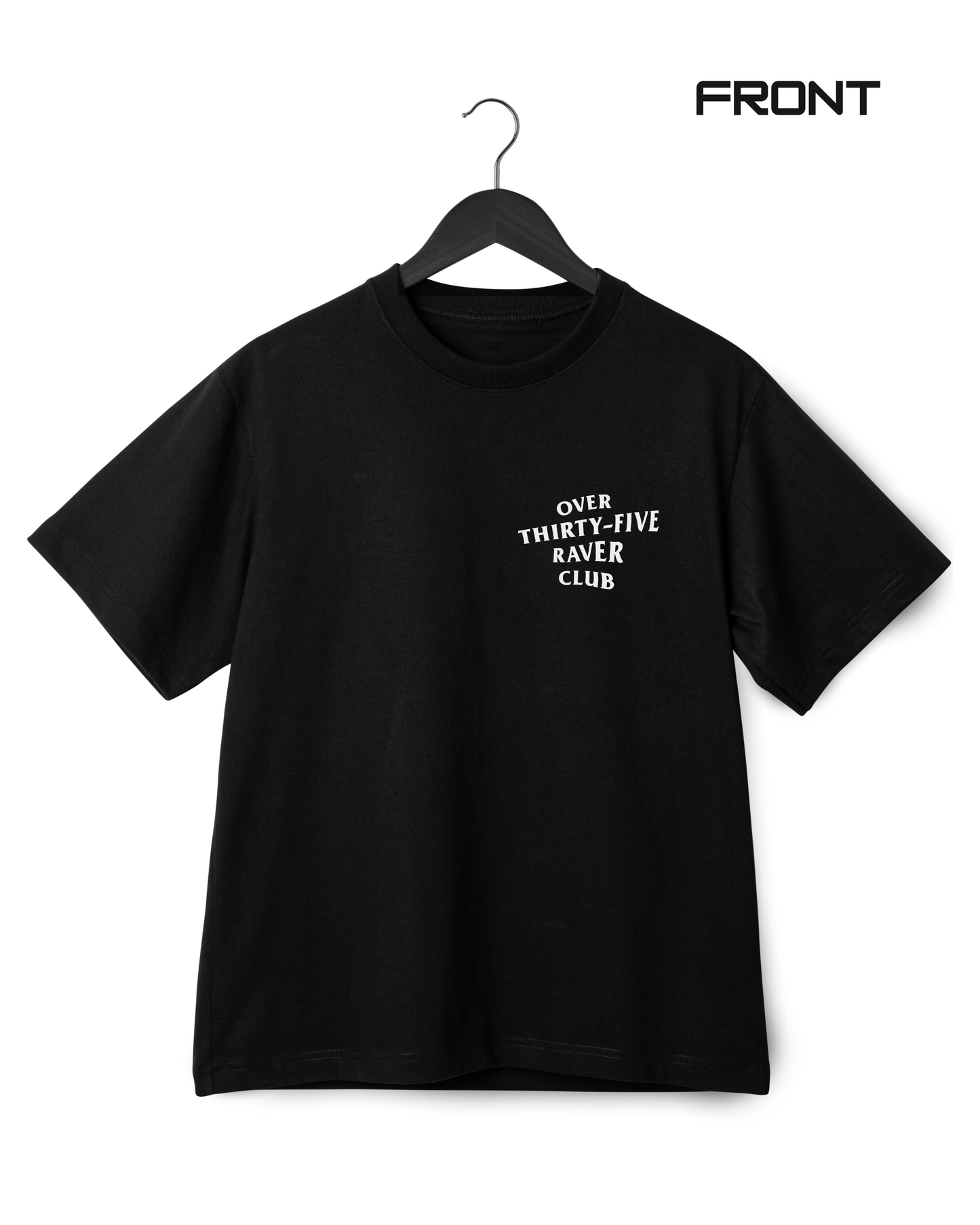 OVER THIRTY-FIVE RAVER CLUB UNISEX T-SHIRT