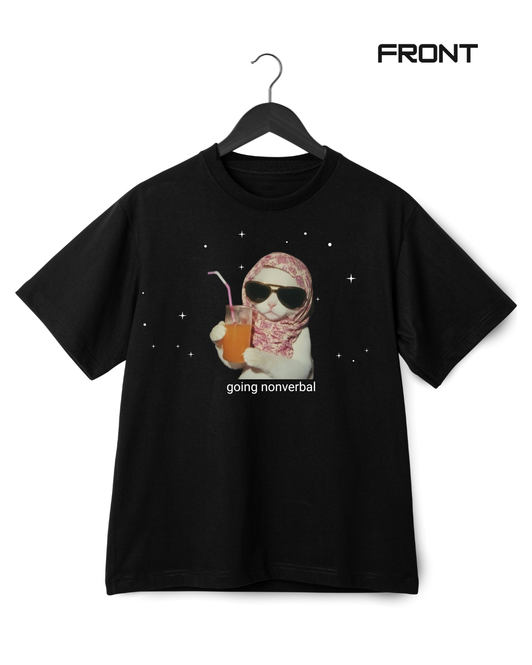 GOING NONVERBAL CAT UNISEX T-SHIRT